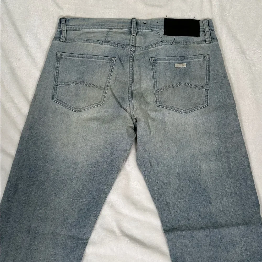 Armani Exchange Straight Leg Light Blue Jeans